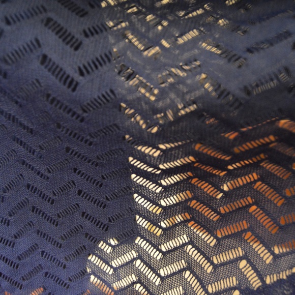 Sz 5 Navy skater dress by Sequin Hearts - Picture 8 of 8